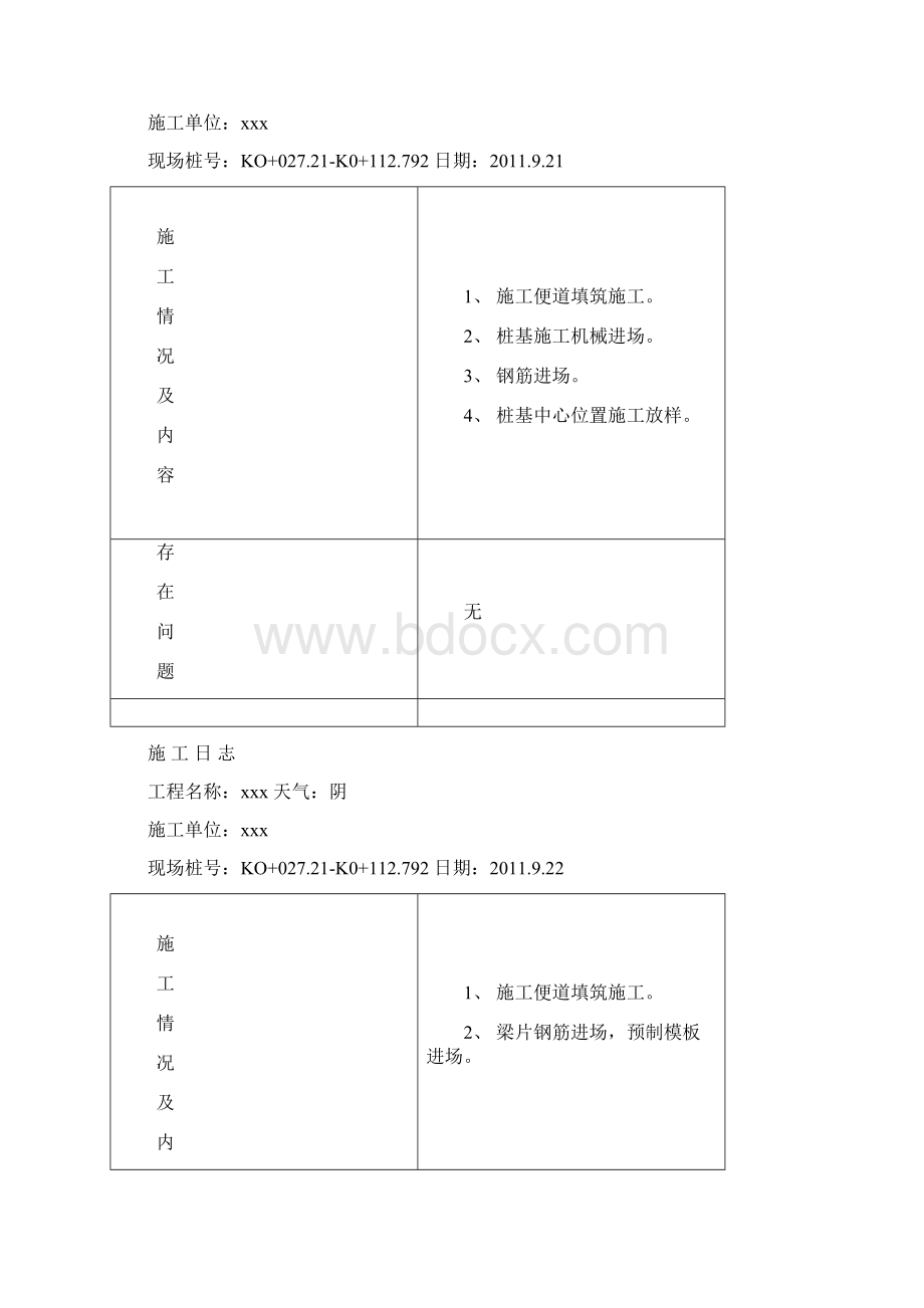 桥梁施工日志文档格式.docx_第2页