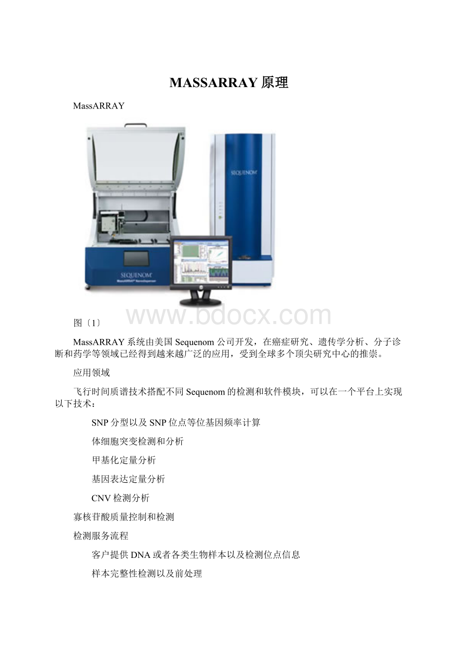 MASSARRAY原理Word文档格式.docx_第1页