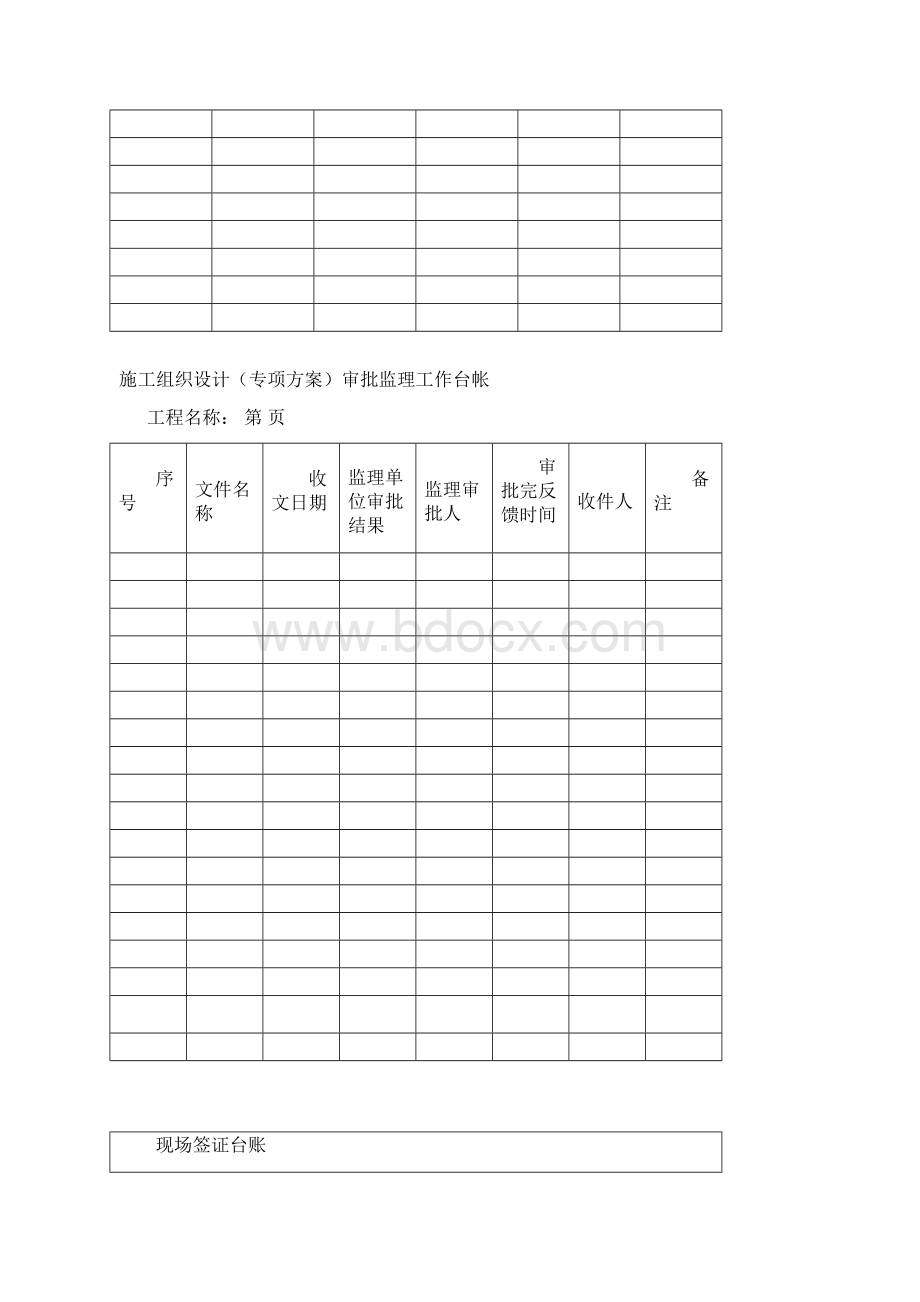 监理工作台账统一用表.docx_第2页