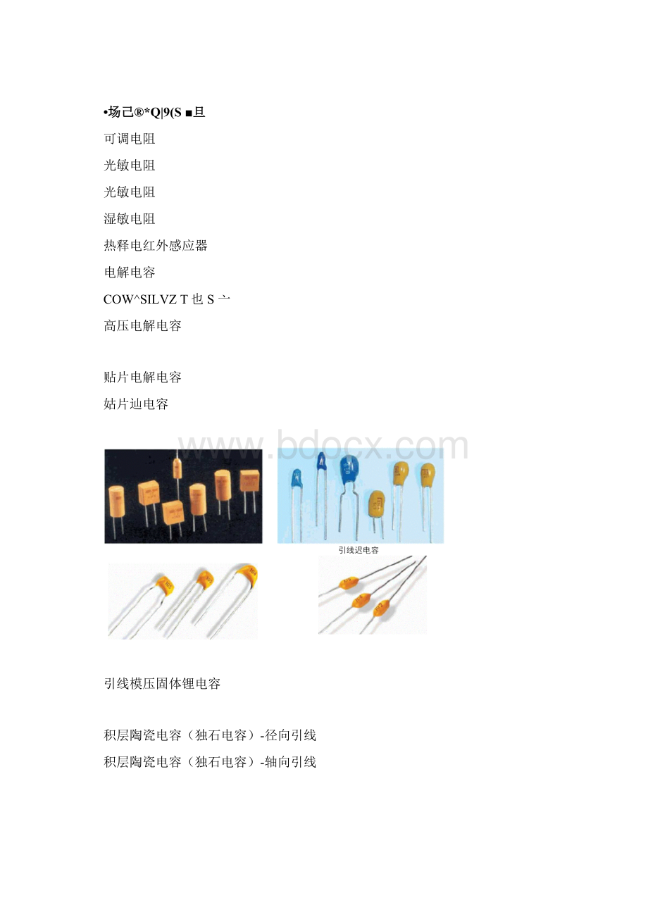 完整版最全电子元件实物图对照Word文件下载.docx_第2页