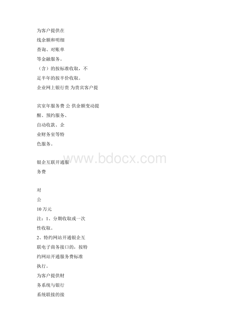 中国工商银行服务价目表电子银行.docx_第3页