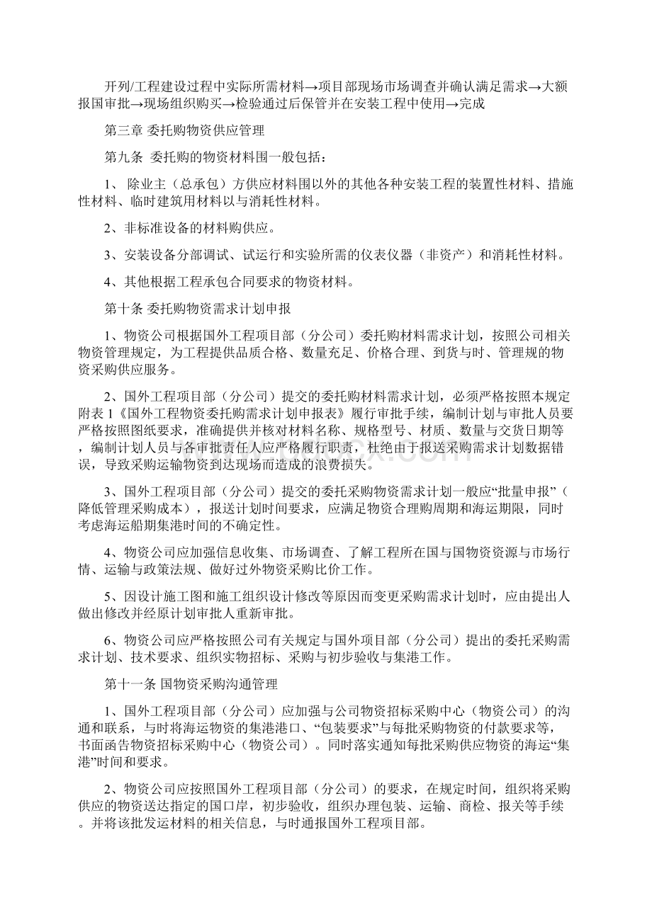 国外工程物资管理暂行规定.docx_第3页