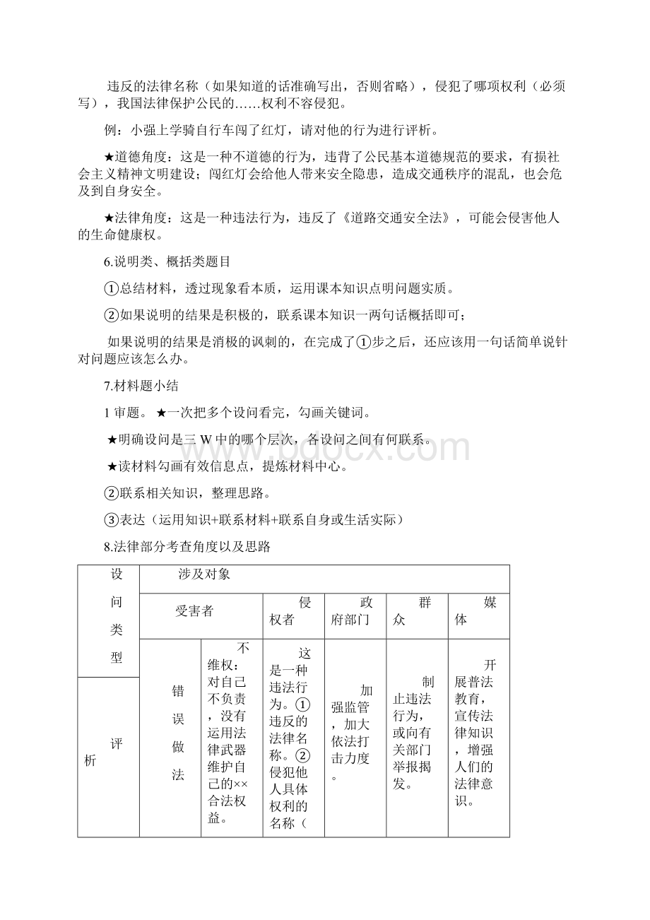 中考政治答题思路文档格式.docx_第3页