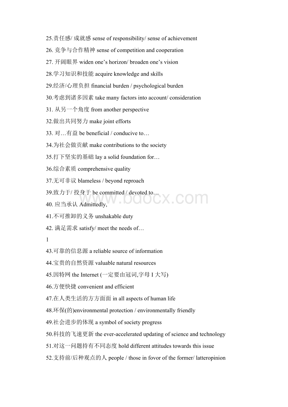 英语六级作文高级句子.docx_第2页