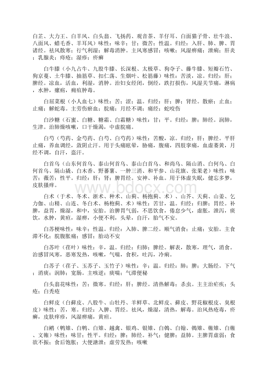 中医须知归入脾经的中药列表.docx_第3页