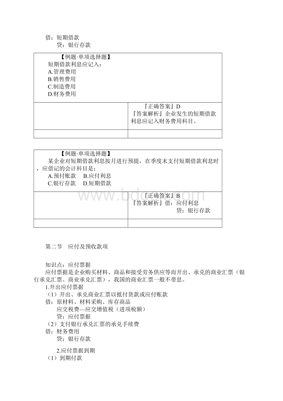 审计师考试《审计专业相关知识》第三部分第四章负债.docx_第2页