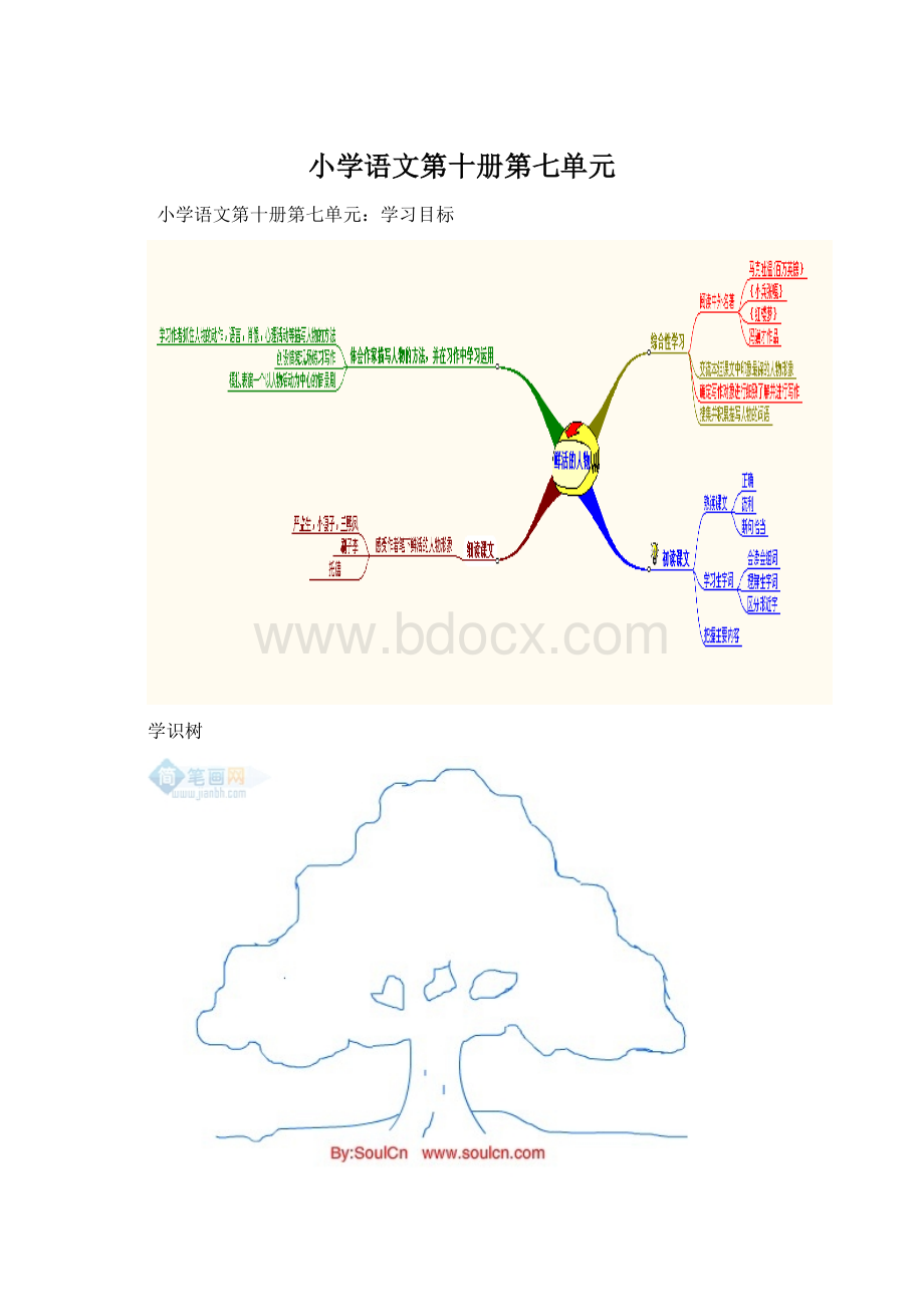 小学语文第十册第七单元Word格式文档下载.docx