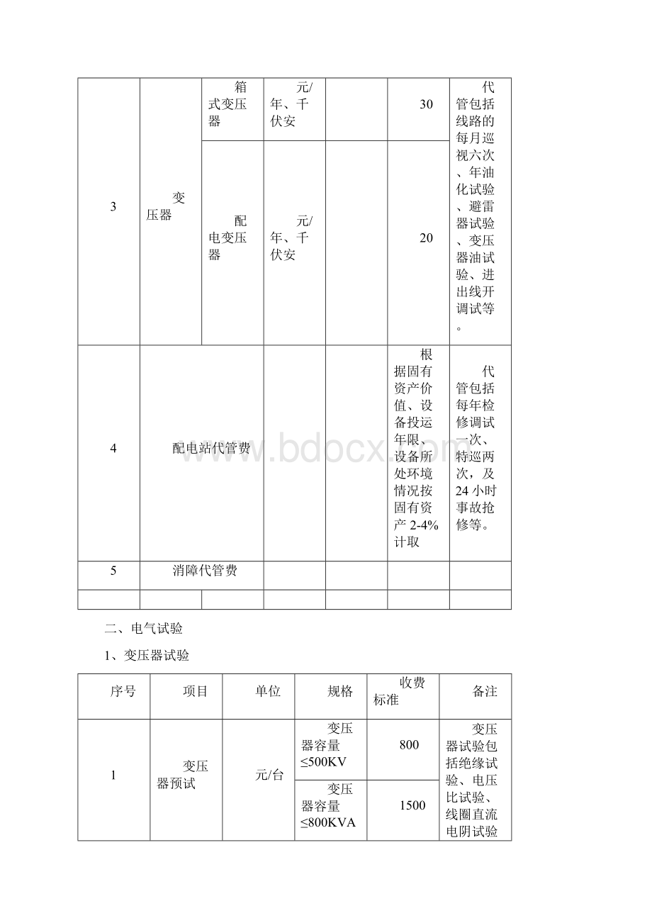 电力服务收费标准文档格式.docx_第2页