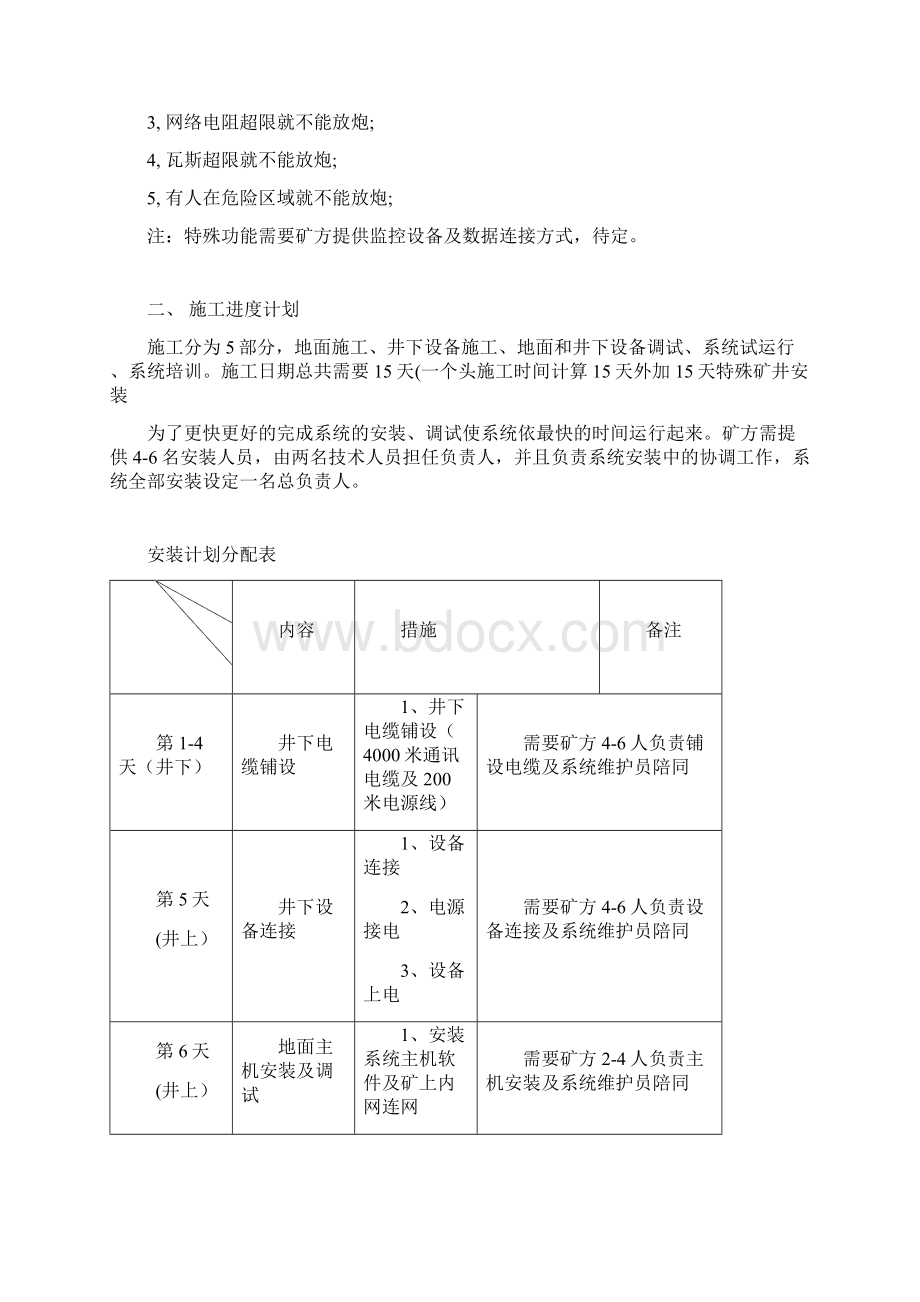 王利波茶山岭矿井下无人爆破监控系统.docx_第2页