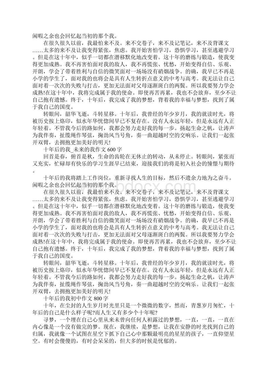 十年以后的我作文10篇.docx_第3页