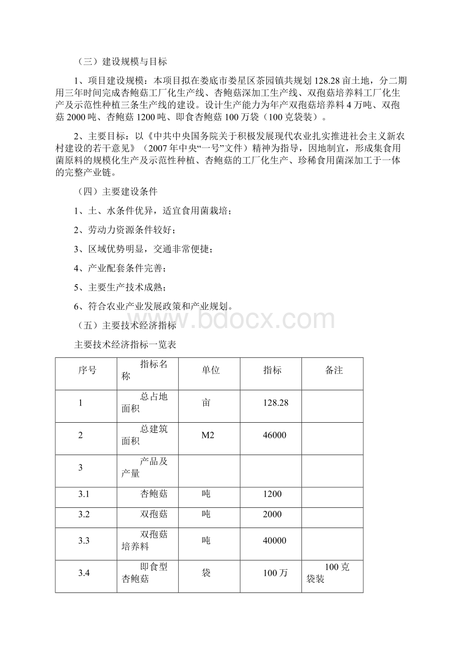 杏鲍菇双孢菇综合深加工项目可行性研究报告.docx_第3页