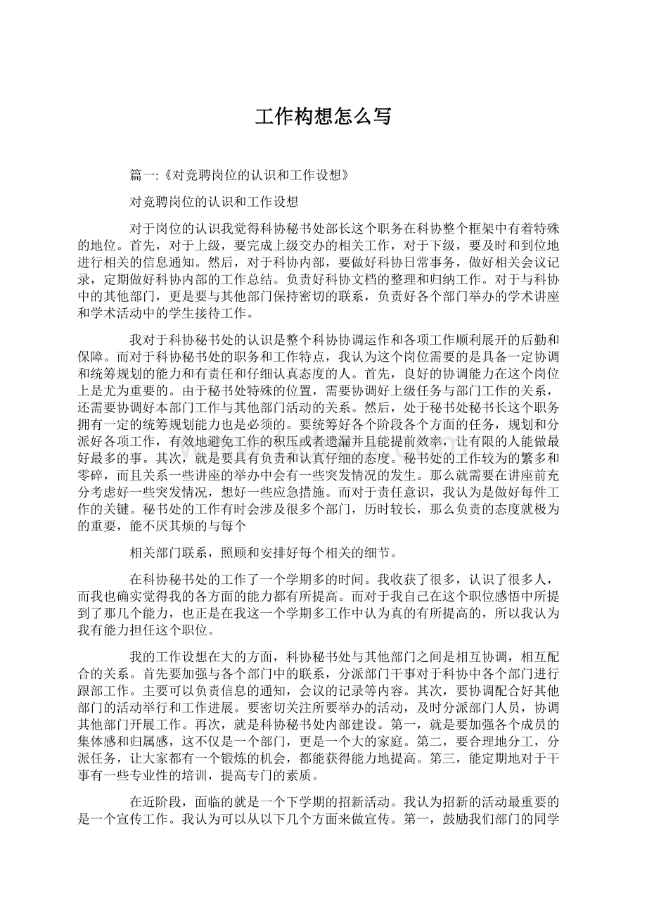 工作构想怎么写Word格式文档下载.docx_第1页