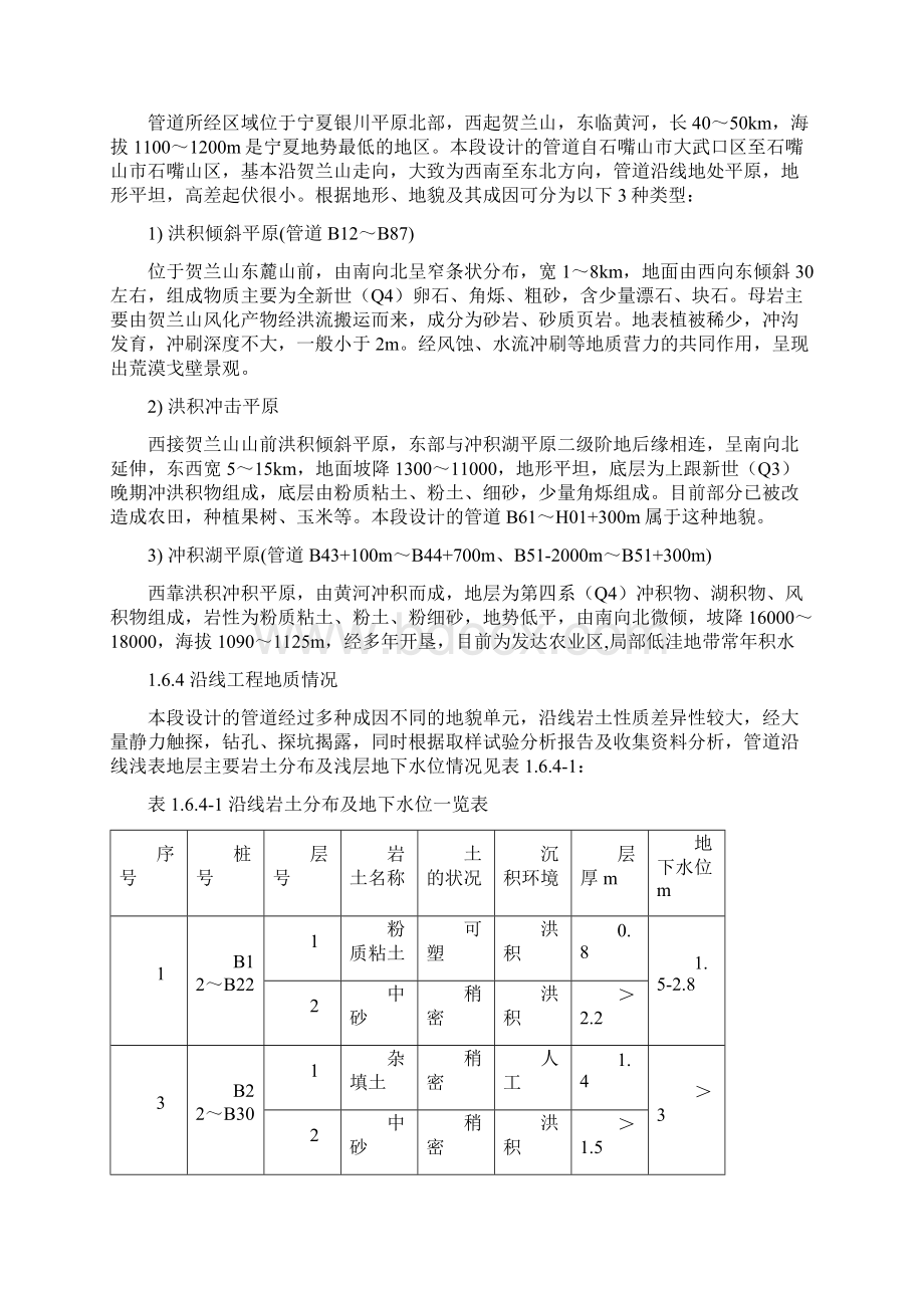 天然气管道施工设计完整版Word下载.docx_第3页