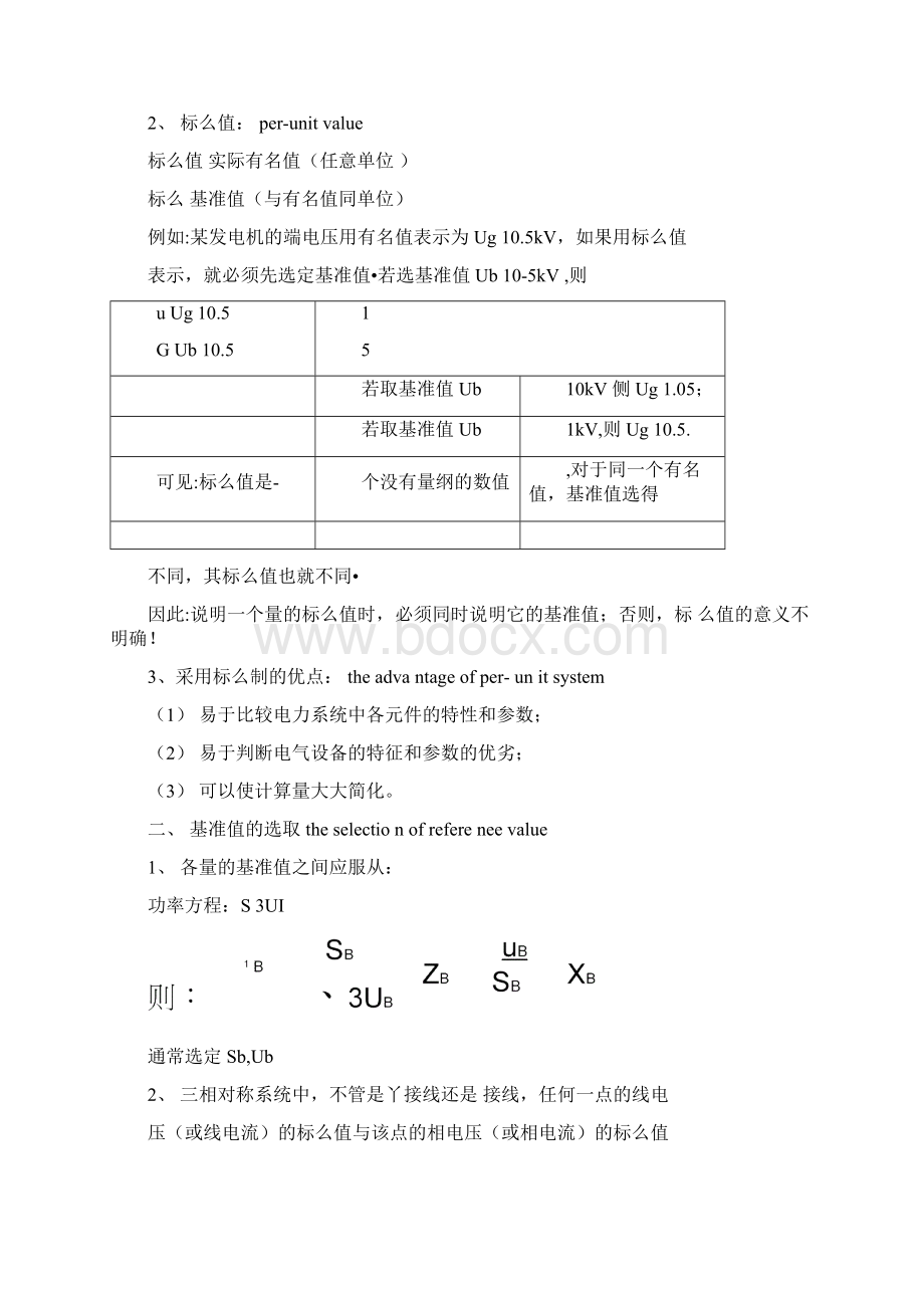 电力系统短路电流计算及标幺值算法.docx_第3页