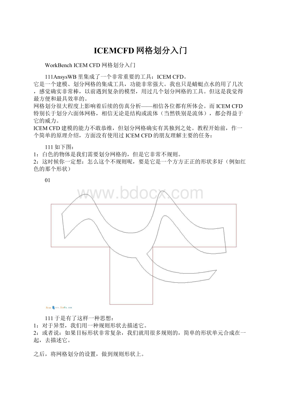 ICEMCFD网格划分入门Word文件下载.docx