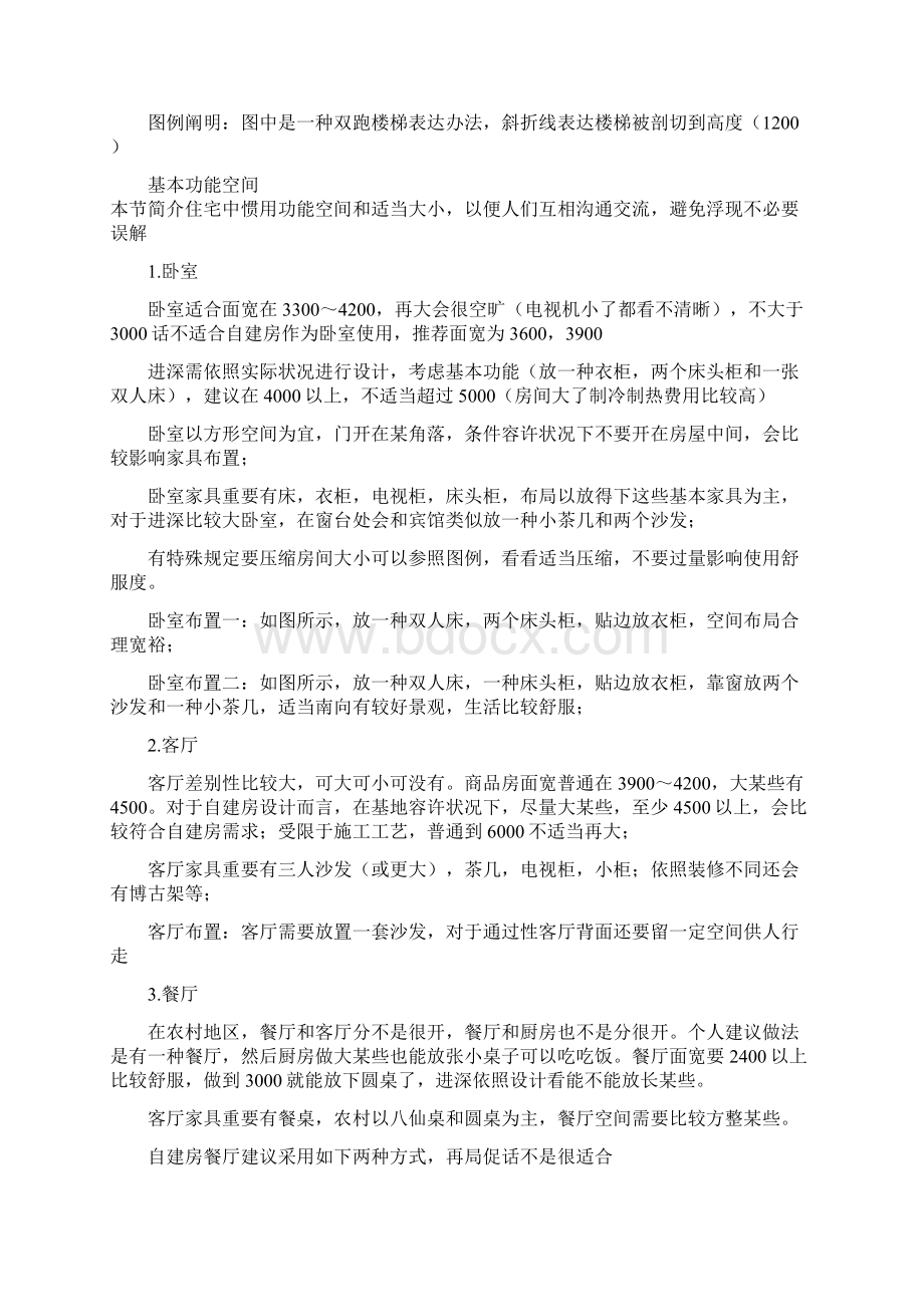 自建房图纸设计说明和基本功能空间样本文档格式.docx_第2页