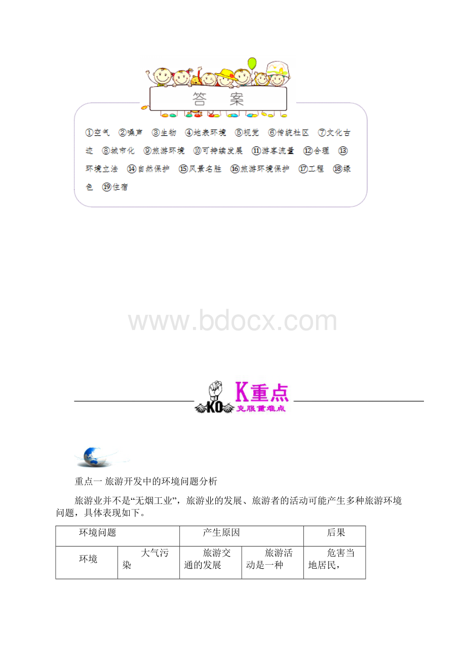 学年高中地理第04章旅游开发与保护专题42旅游开发中的环境保护试题.docx_第2页