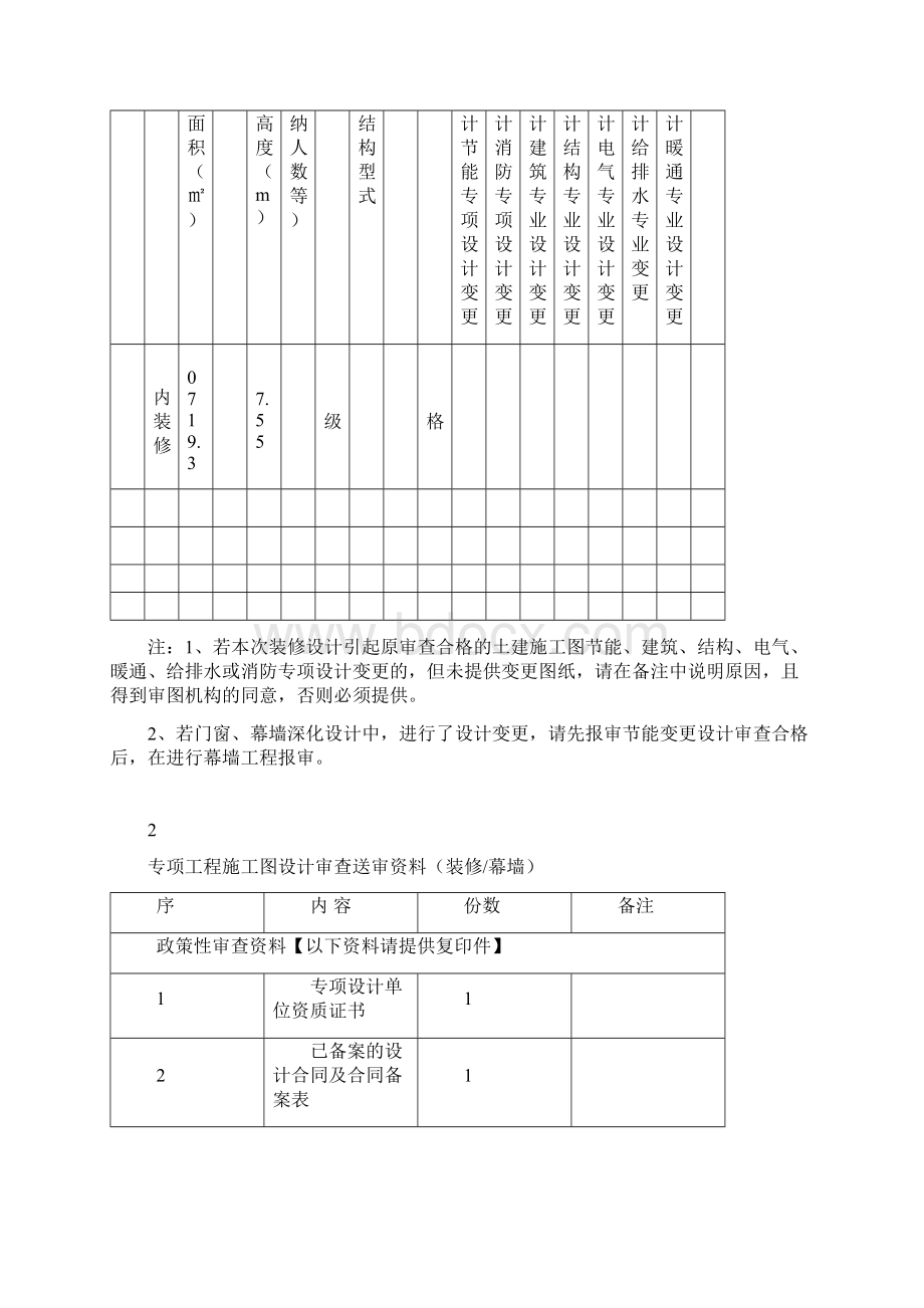 审查报审表装修工程版.docx_第3页