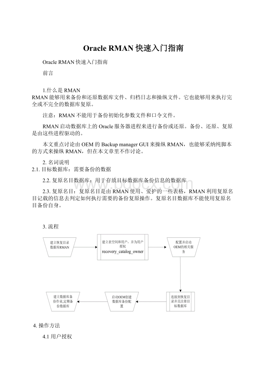 Oracle RMAN快速入门指南.docx