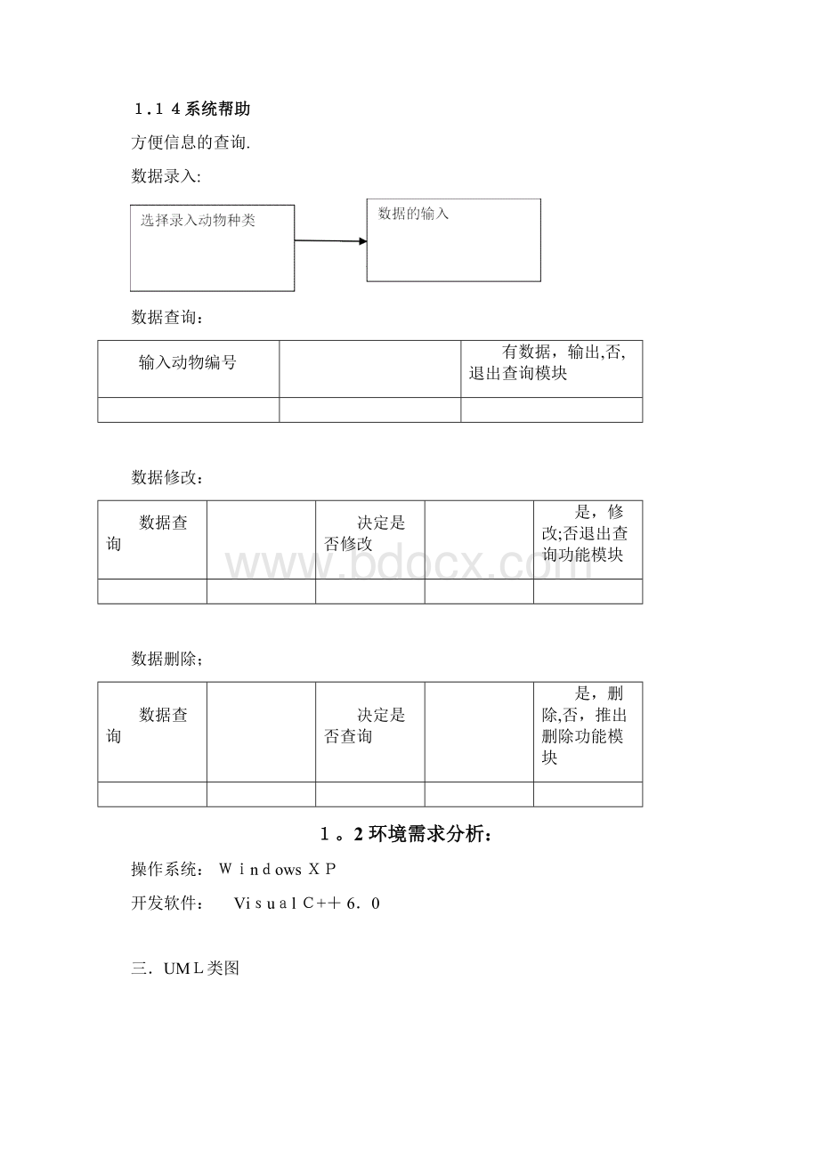 动物园管理系统实验报告Word文件下载.docx_第2页