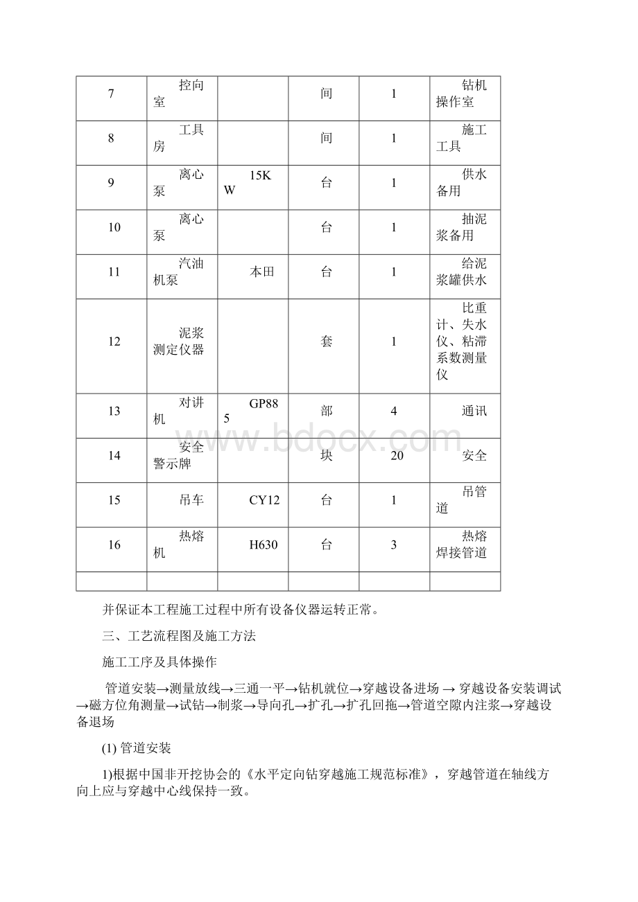 PE管道定向钻穿越公路工程施工方案讲课教案.docx_第3页