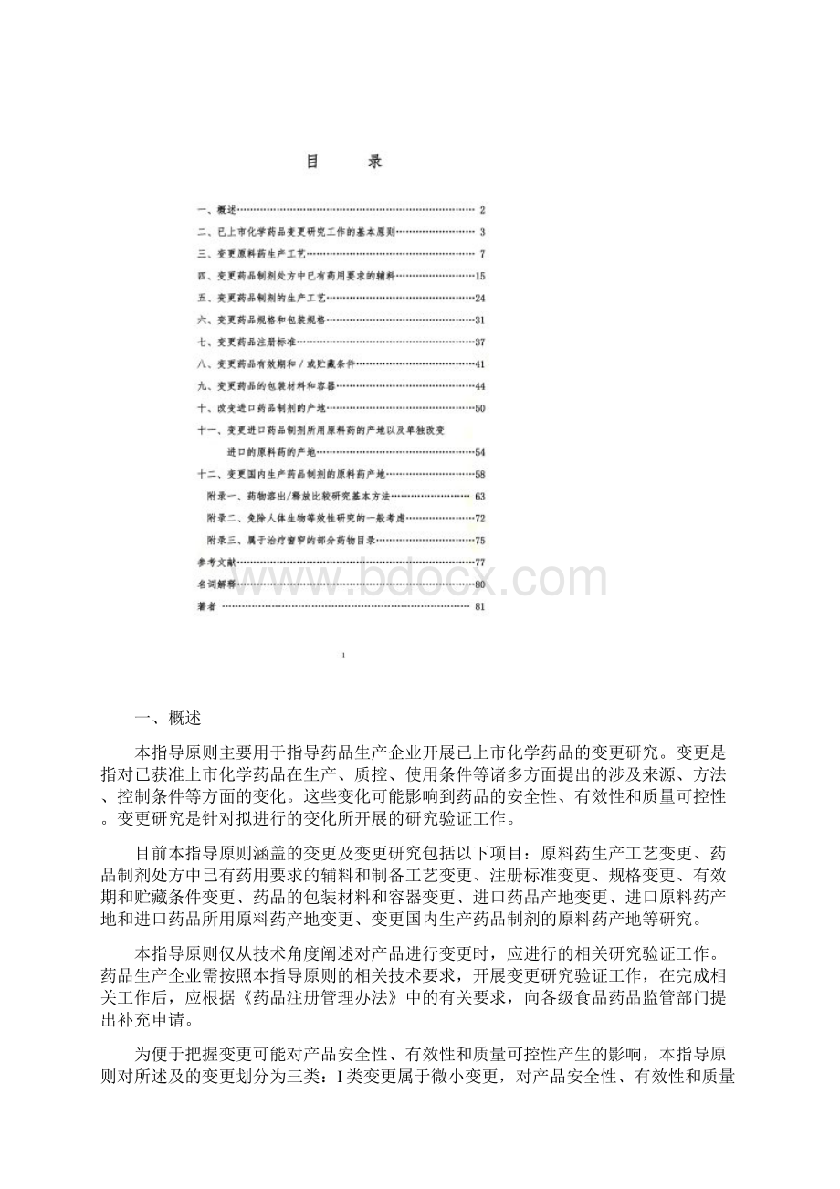 《已上市化学药品变更研究的技术指导原则一》Word文档格式.docx_第2页