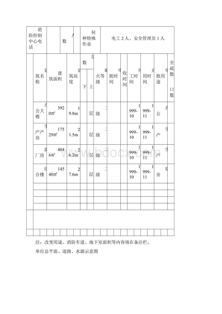 消防安全重点单位消防档案比阳Word文档下载推荐.docx_第3页