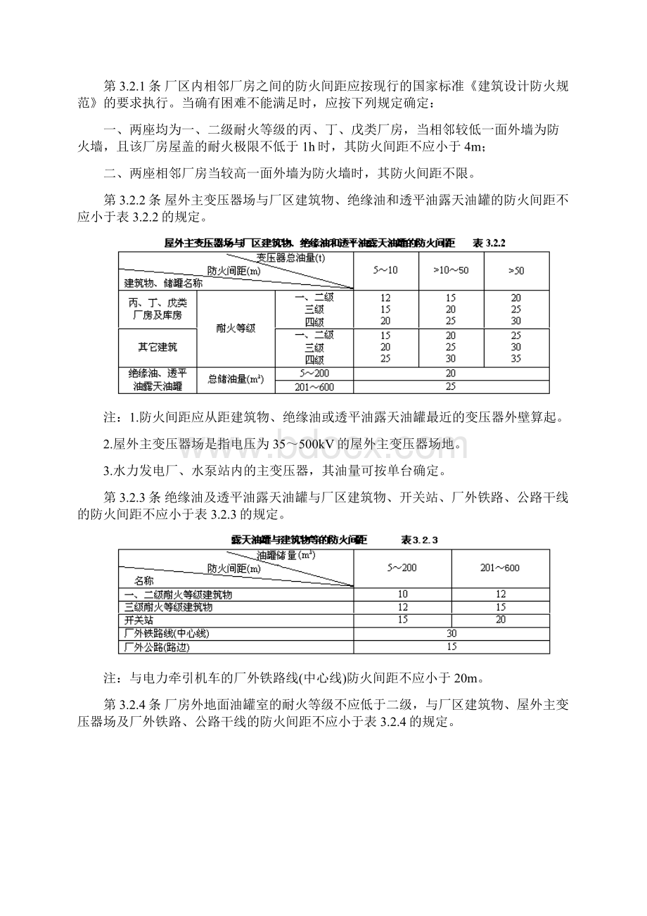 SDJ2781990水利水电工程设计防火规范Word格式文档下载.docx_第2页