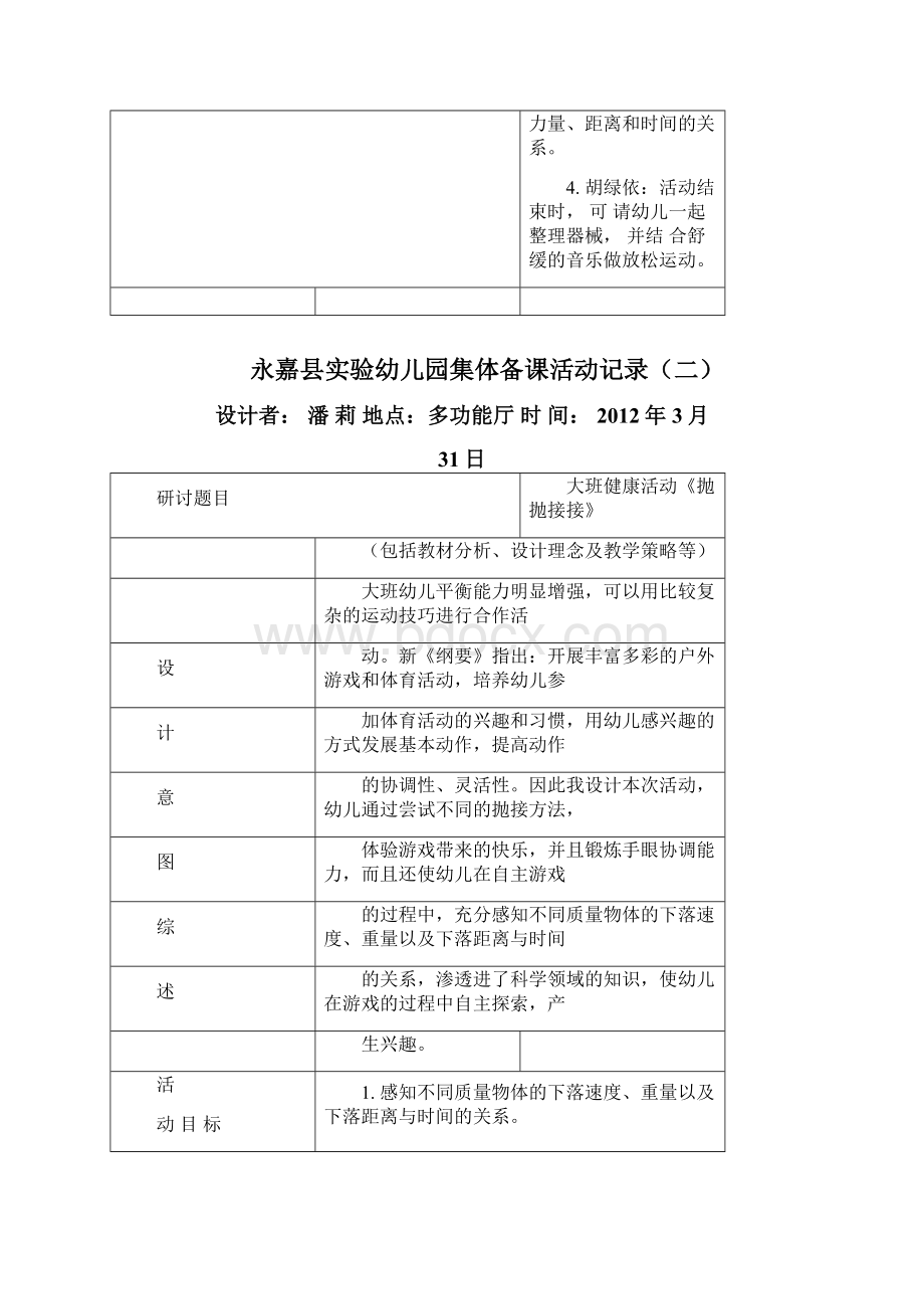 幼儿园集体备课活动记录文本Word格式文档下载.docx_第3页