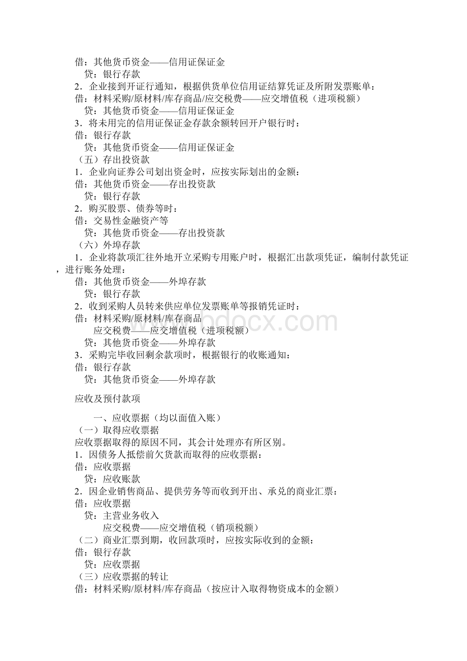 初级会计实务分录大全文档格式.docx_第3页