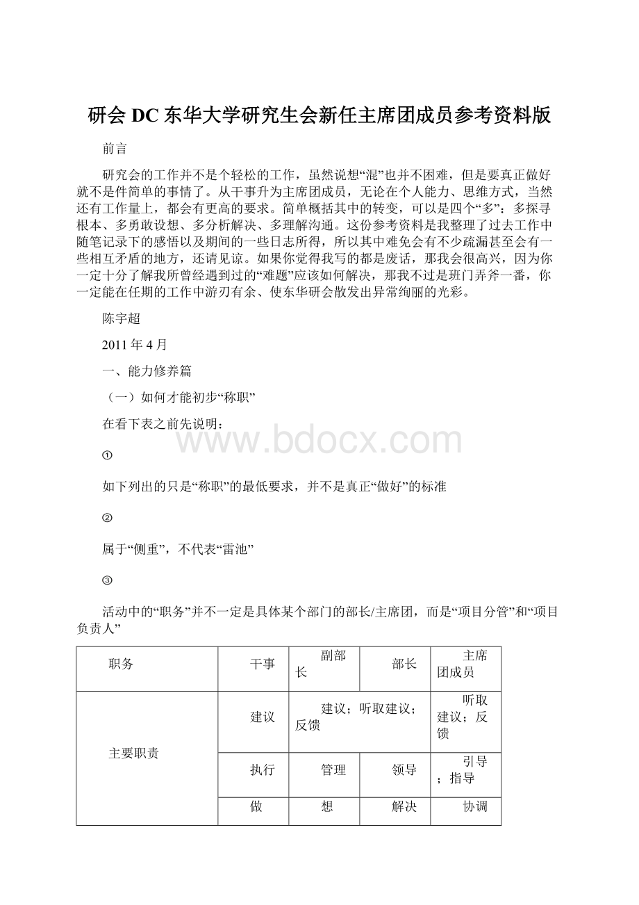 研会DC东华大学研究生会新任主席团成员参考资料版.docx_第1页