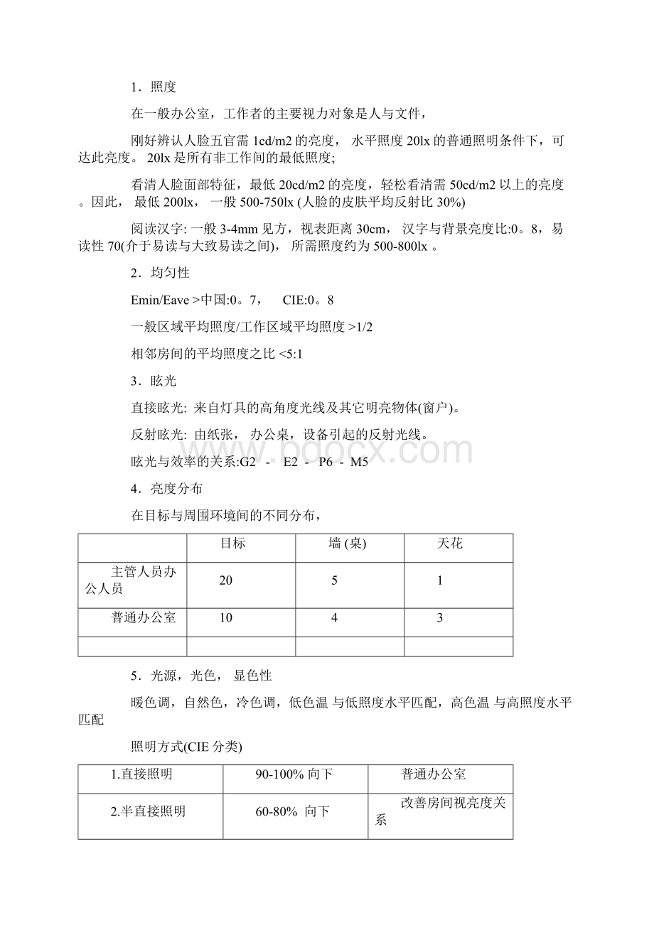 办公室照明的基本要求.docx_第2页