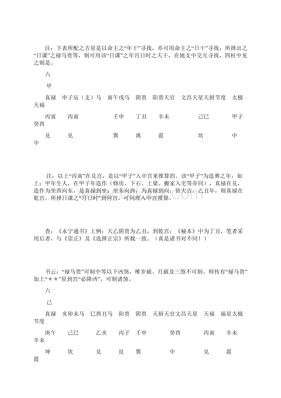 太岁真禄马贵人的算法真禄马贵人到山速查表.docx_第3页