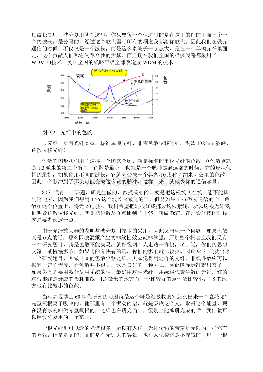 光纤通信的现状及发展文档格式.docx_第3页