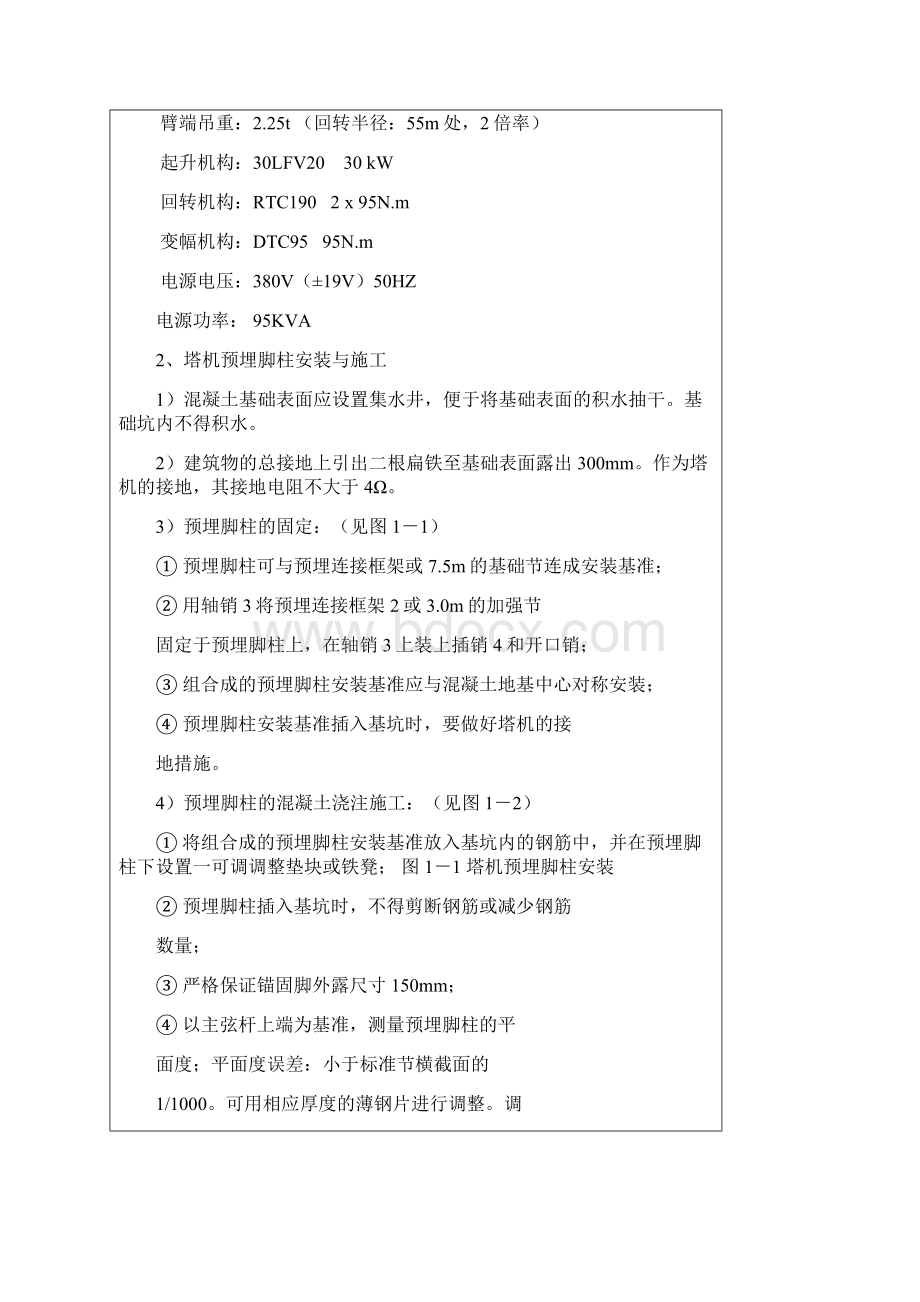 塔吊安装施工技术交底.docx_第2页