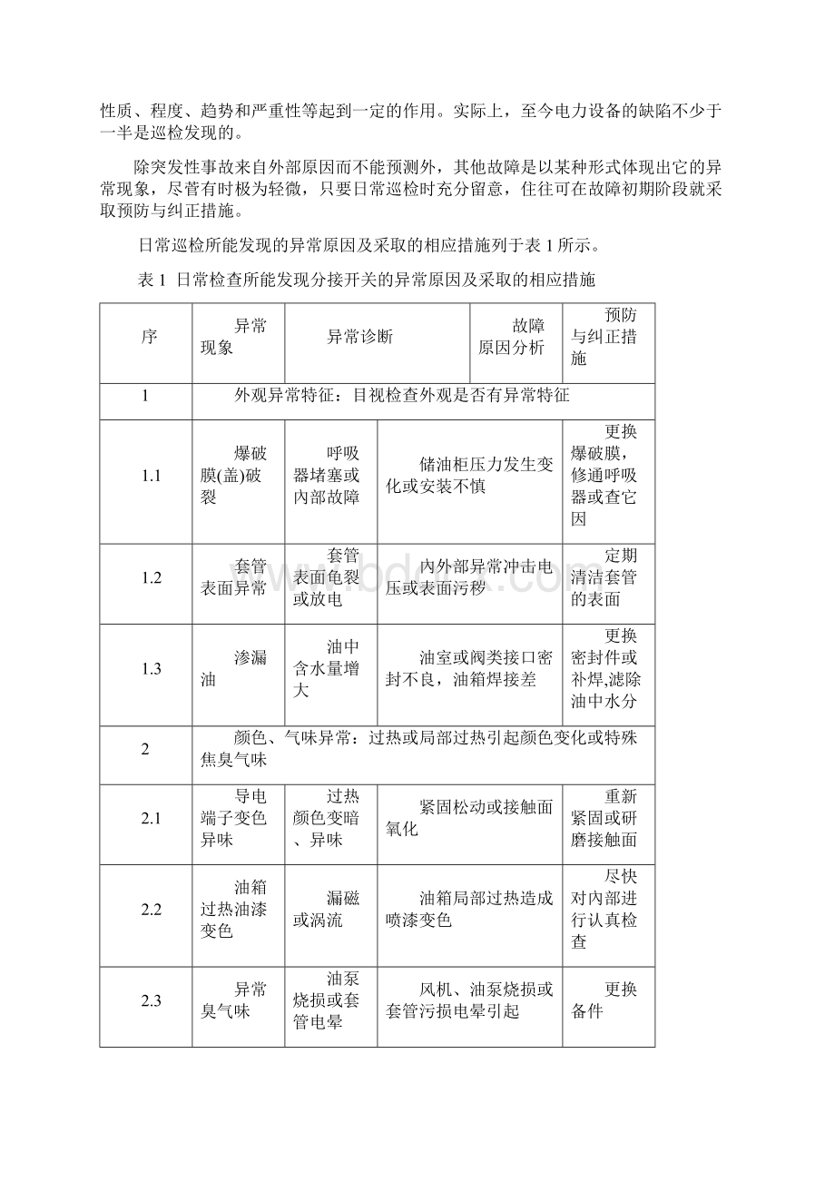 有载分接开关故障的综合诊断方式电器技术.docx_第3页