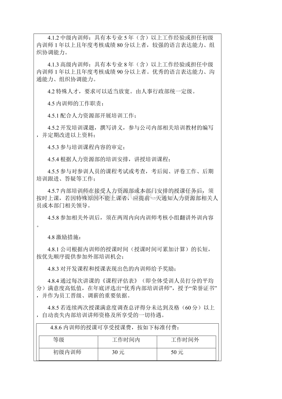 企业内训师管理制度.docx_第3页