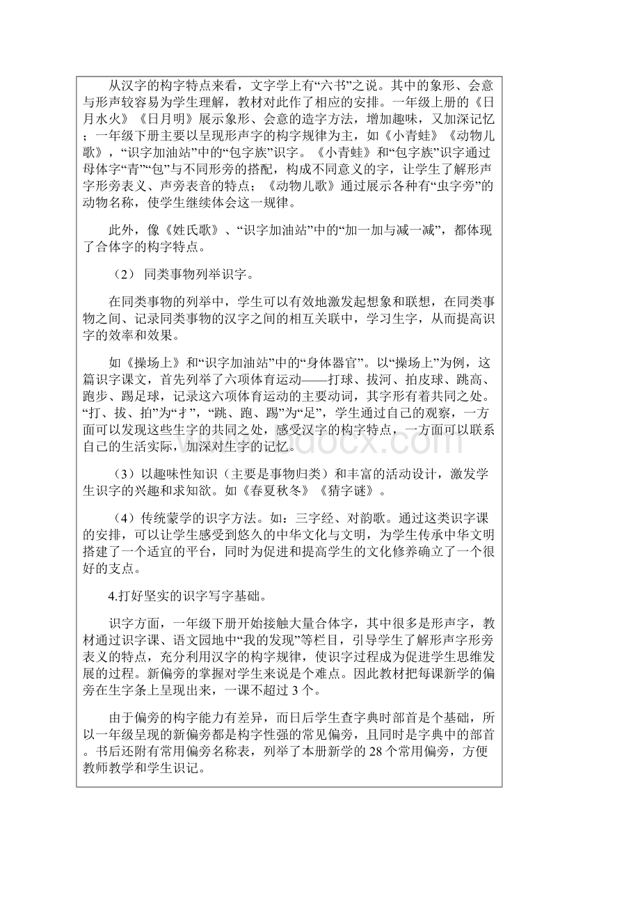 最新部编人教版一年级语文下册教材分析教学进度资料.docx_第3页