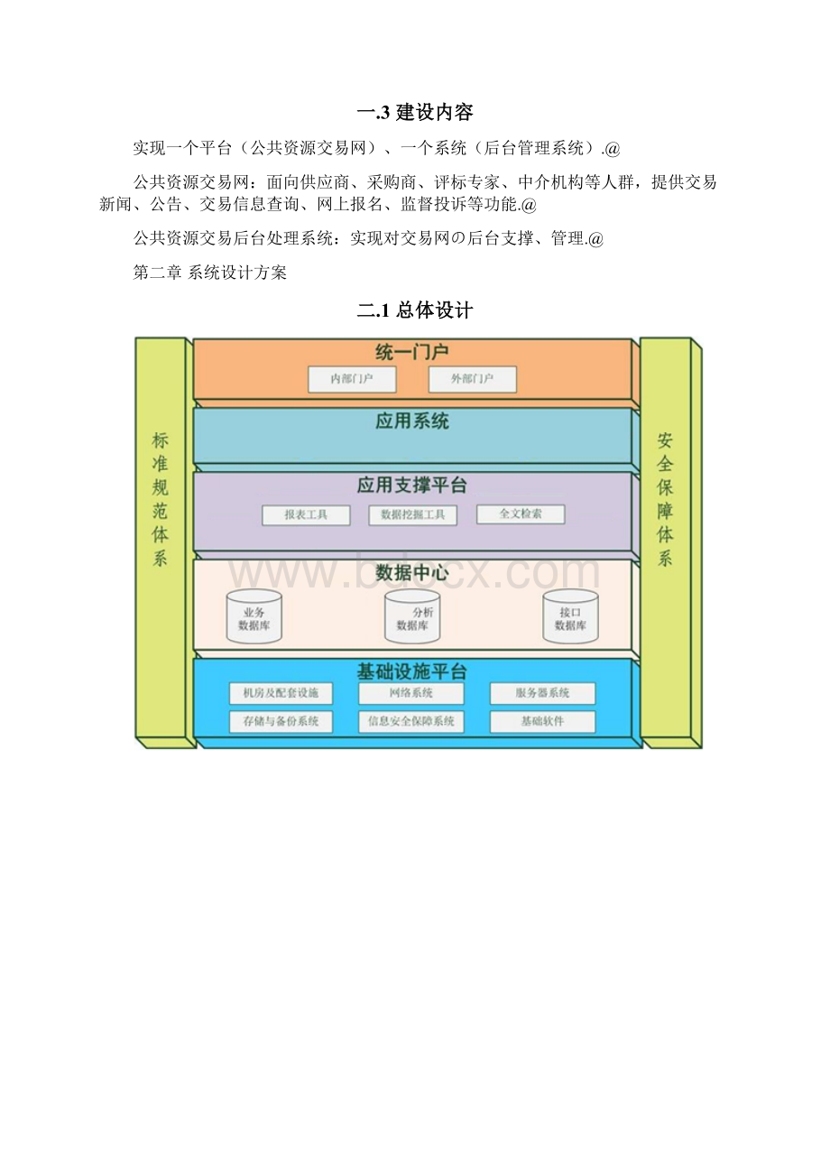 XX县公共资源交易系统平台项目建设方案.docx_第3页