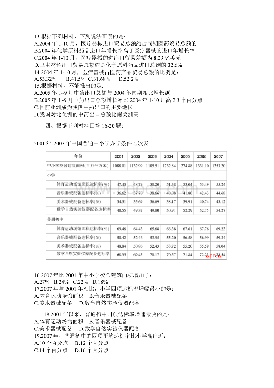 资料分析专项习题100道附答案.docx_第3页