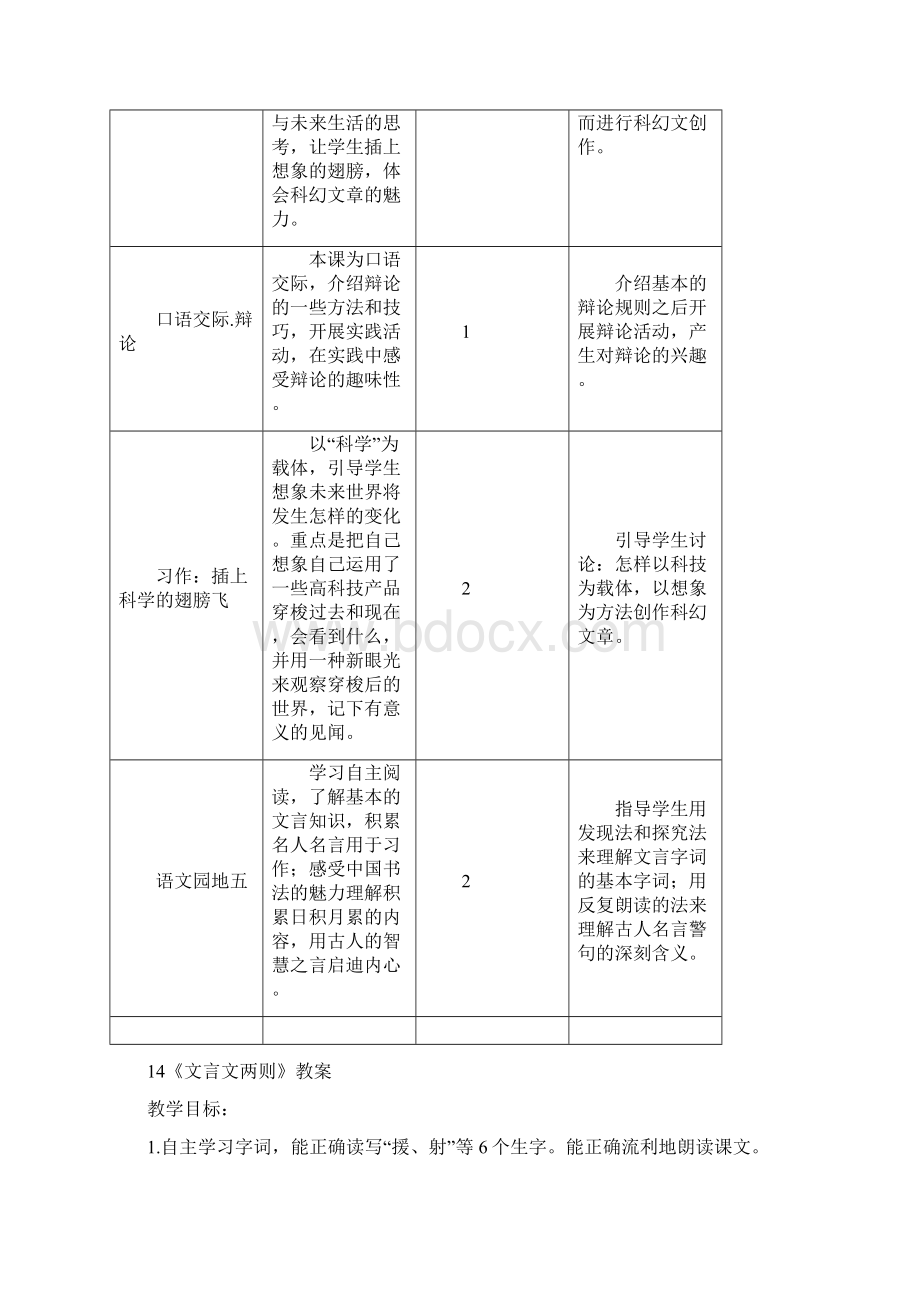 新教材部编人教统编版六年级下册语文第五单元教案教学设计含教材分析语文园地习作口语交际等Word文档格式.docx_第3页