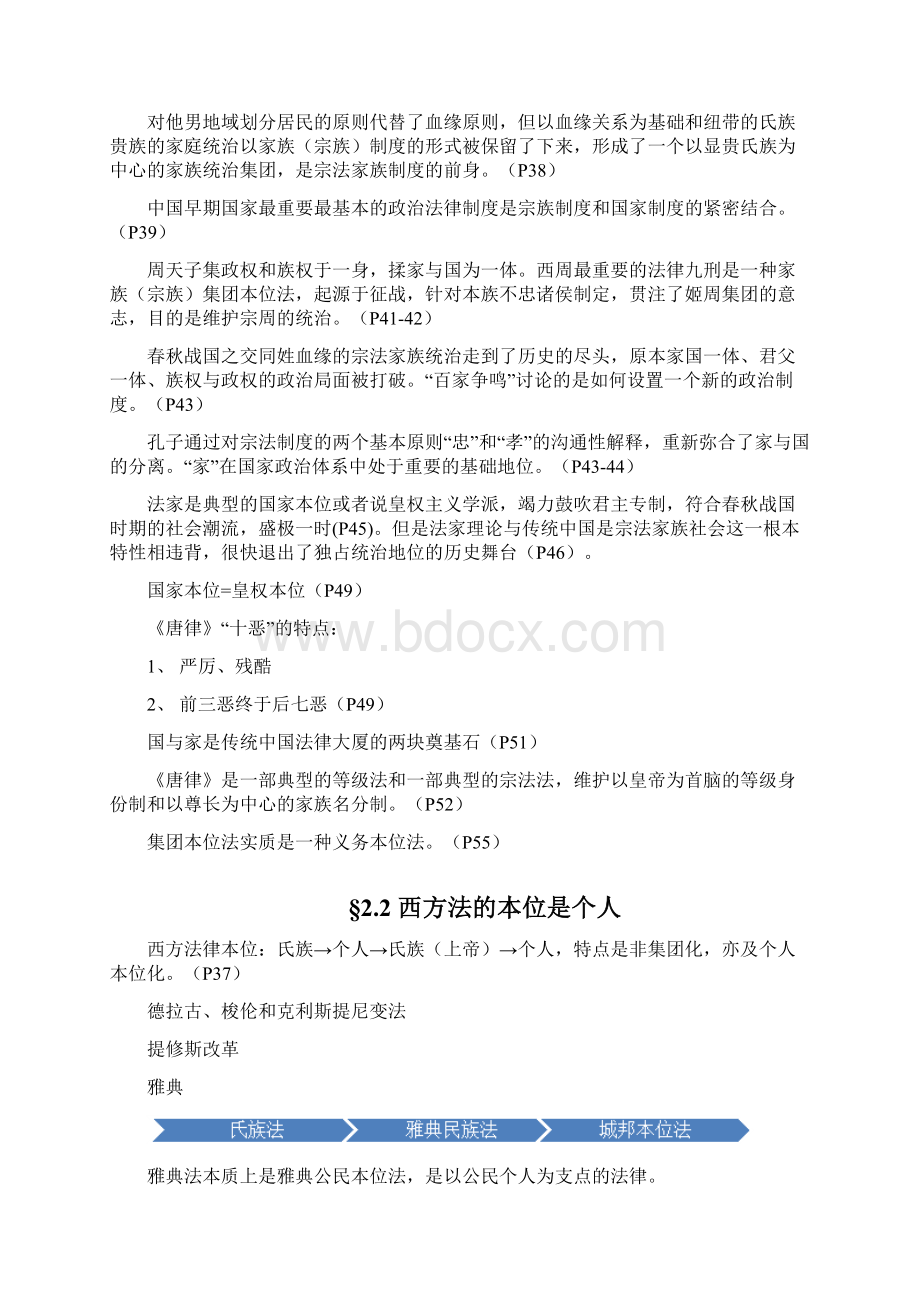 《中西法律文化比较研究》重点与索引.docx_第3页