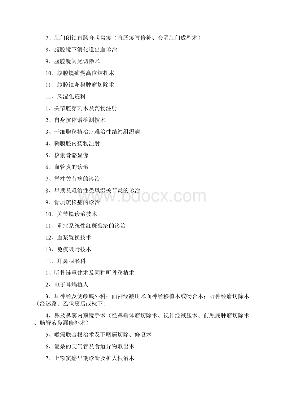 省级临床重点专科临床技术项目指南Word文件下载.docx_第3页