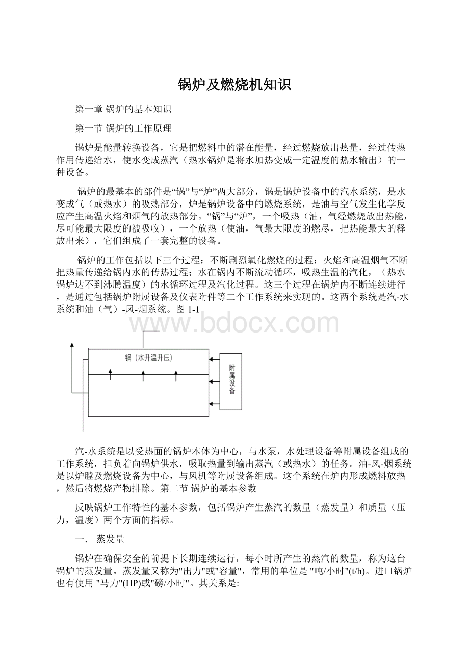 锅炉及燃烧机知识.docx