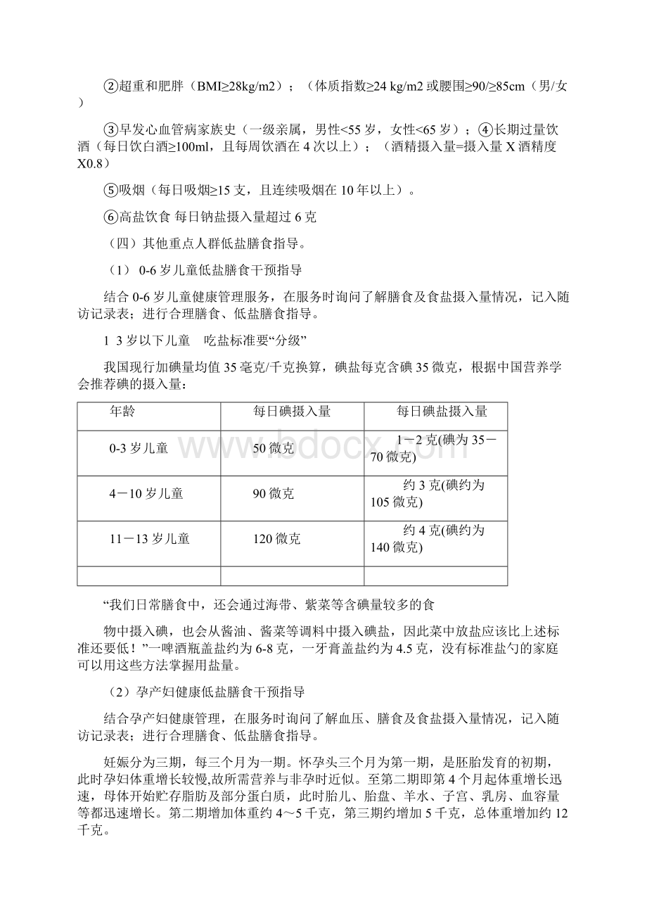 减盐防控高血压综合干预计划和策略Word文档下载推荐.docx_第2页