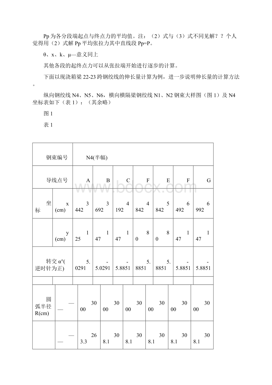 后张法预应力筋伸长值的分段计算详解.docx_第3页