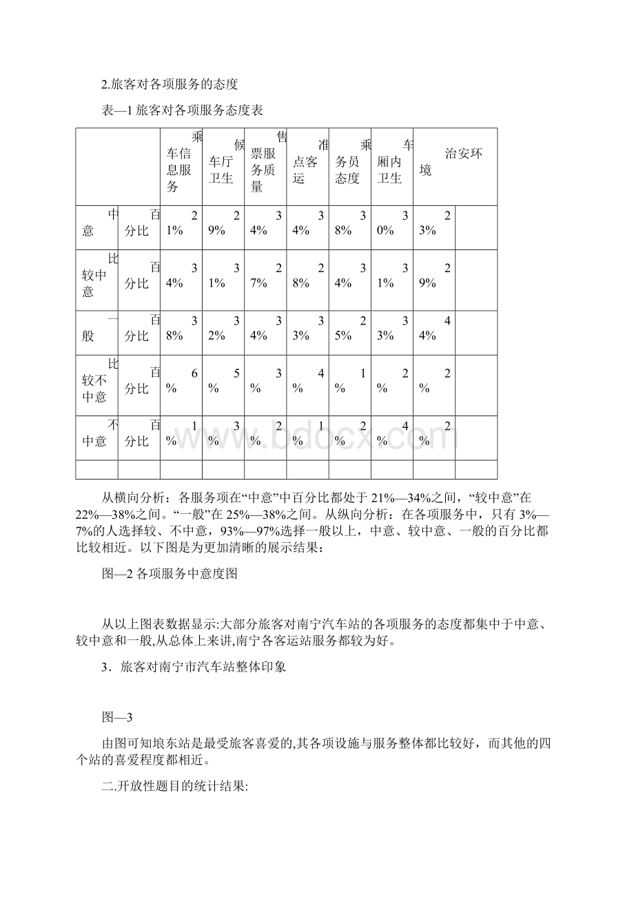 南宁市长途客运站客户服务调研报告书.docx_第3页