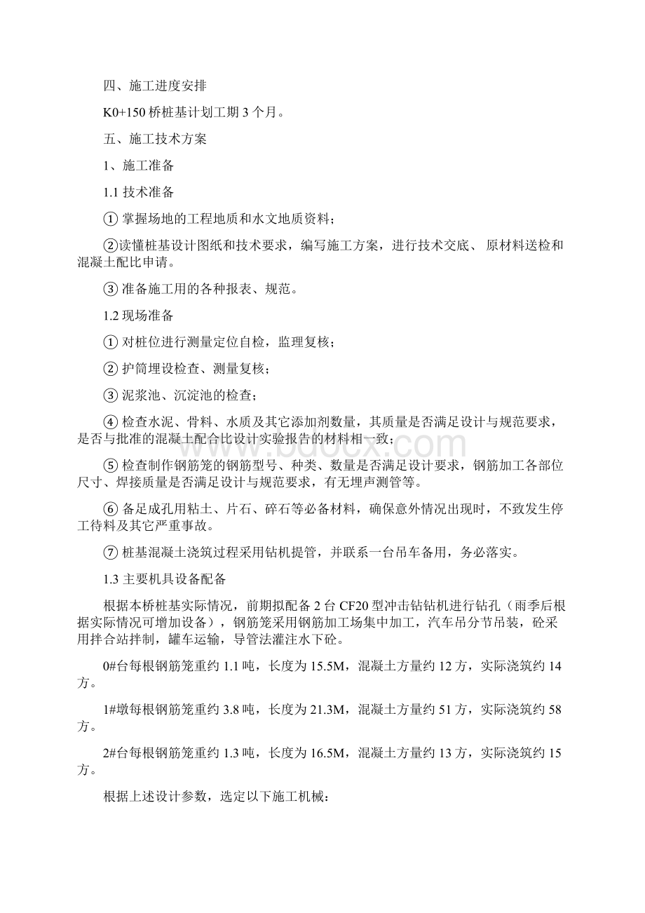 钻孔灌注桩冲击钻施工专业技术方案.docx_第2页