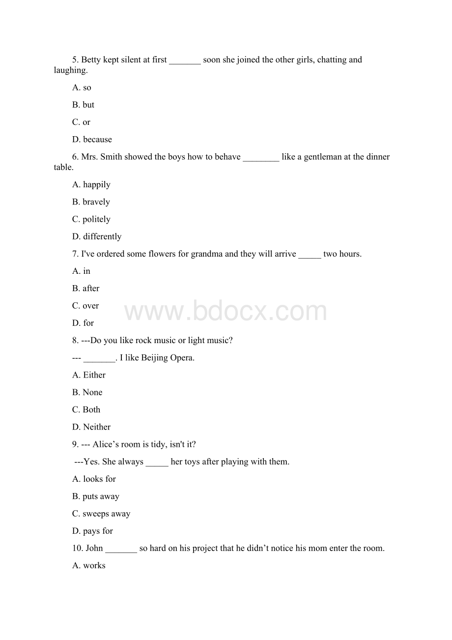 浙江省温州市中考英语试题含答案汇编Word文件下载.docx_第2页