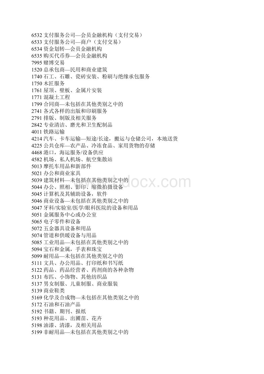 看懂POS单上的商户编号大全Word文档格式.docx_第3页